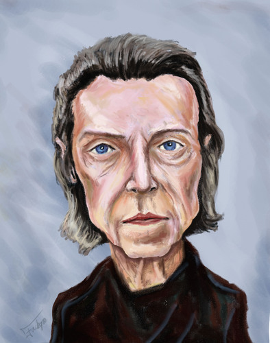 Cartoon: Christopher Walken (medium) by gartoon tagged walken,christopher