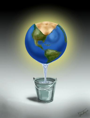 Cartoon: Global warming (medium) by gartoon tagged ilustration