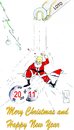 Cartoon: Mery Chrismas and Hapy New Year (small) by Hule tagged mery christmas