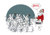 Cartoon: New Year... (small) by Hule tagged holidays
