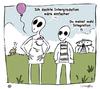 Cartoon: Wenn Aliens landen.. (small) by darkoarts tagged alien,cartoon,technik,ufo,ballon,mann,frau,integration,landschaft,sozialkritisch,politik,bücher