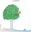 Cartoon: La Cacciata (small) by Grieco tagged grieco obama bush casa bianca