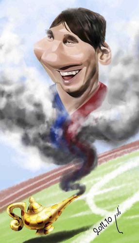 Cartoon: MESSI (medium) by nader_rahmani tagged messi