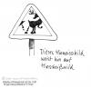 Cartoon: Hinscheißwild (small) by MarcoFinkenstein tagged wild scheiß kreuzung schild straße pfahl hirsch geweih draussen natur straßenrand beobachtung