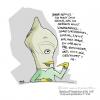 Cartoon: Unentschieden. (small) by MarcoFinkenstein tagged pubertät,unentschlossenheit,kanarienvogel,spritzbeutel,sahne,mix,mischmasch,vonallemetwas,zyklop,kondom