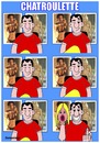 Cartoon: Chatroulette (small) by samaniego tagged chatroulette,internet,nuevas,tecnologias,chat,webcam