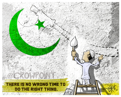 Cartoon: Radical Islam (medium) by crowpoint tagged islam,france,terrorism,hate