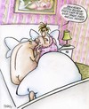 Cartoon: ehrenamtlich (small) by Petra Kaster tagged rente,senioren,liebe,sex,altersarmut,beziehung