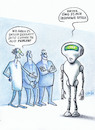 Cartoon: gefühlskrise (small) by Petra Kaster tagged roboter,arbeitsmarkt,digitalisierung,technik,forschung