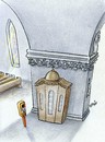 Cartoon: notruf (small) by Petra Kaster tagged religion kirche sexualität missbrauch zölibat