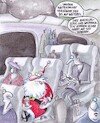Cartoon: weihnachtsausfall (small) by Petra Kaster tagged weihnachten,diebahn,zugverspätungen,weihnachtsmann,verkehr,zugverkehr,urlaub,weihnachtsferien