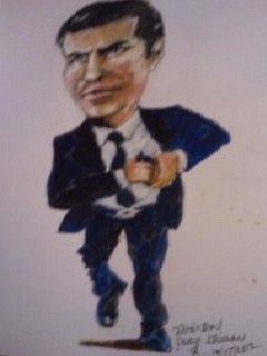 Cartoon: James Bond Pierce Brosnan (medium) by jjjerk tagged james,bond,pierce,brosnan,secret,agent,actor