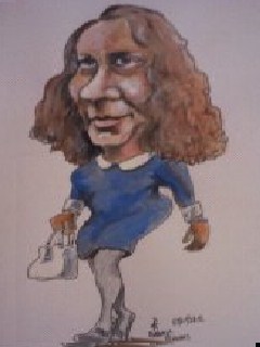 Cartoon: Rebecca Brooks (medium) by jjjerk tagged rebecca,brooks,bag,newspaper,news,blue