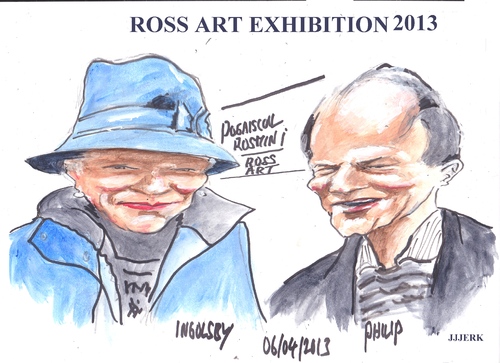 Cartoon: Ross Art (medium) by jjjerk tagged ross,art,dublin,philip,ingolsby,artist,cartoon,irelad,irish,caricature