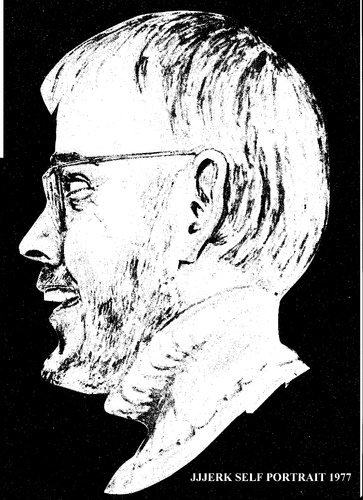 Cartoon: Self portrait (medium) by jjjerk tagged self,portrait,cartoon,caricature,irish,ireland,turtle,neck,glasses