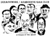 Cartoon: A Wake in the West (small) by jjjerk tagged wake in the west michael ginnelly barry cartoon caricature play irish ireland