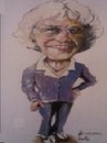 Cartoon: Betty (small) by jjjerk tagged betty,purple,glasses,artist,painter,cartoon,caricature,ireland,irish