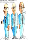 Cartoon: Bewitched bothered  bewildered (small) by jjjerk tagged bewitched bothered and bewioldered blue three men tie glasses cartoon caricature