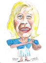 Cartoon: Edda von Sinnin (small) by jjjerk tagged edda,von,sinnion,caricature,cartoon,germany,blue,white,blonde
