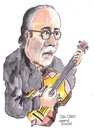 Cartoon: Juan O Perez (small) by jjjerk tagged juan perez spain spanish ireland irish cartoon guitar glasses beard black caricature famous