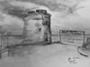 Cartoon: Martello Tower Donabate (small) by jjjerk tagged martello tower cartoon caricature drawing draw me seaside irish ireland