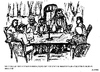 Cartoon: Meeting on United Irishmen 1798 (small) by jjjerk tagged rebellion,1798,united,irishmen,ireland,irish,cartoon,caricature,table