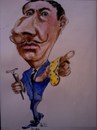 Cartoon: Salvador dali (small) by jjjerk tagged salvador,dali,clock,painter,mustache,cane