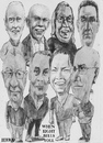 Cartoon: When eight bells toll (small) by jjjerk tagged bell art group darndale eight cartoon caricature glasses irish ireland artists painters