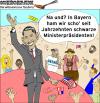 Cartoon: Scheibchenweise (small) by Scheibe tagged barack obama präsident bayern