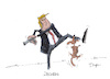 Cartoon: zecken (small) by plassmann tagged trump usa america