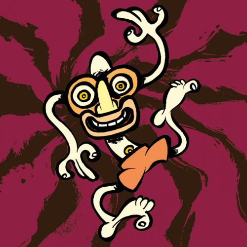 Cartoon: freakout (medium) by moritz stetter tagged dance,dancer,freak,freakout,mask,maske