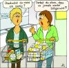 Cartoon: Das Leben wird teurer (small) by MiS09 tagged lebensmittelpreise,supermarktangebote,niedrigpreise,wettbewerb,hamsterkauf,kaufverhalten