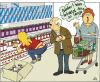 Cartoon: Günter im Supermarkt (small) by MiS09 tagged günter,supermarkt,einkauf,konsum,partnerschaft,sex