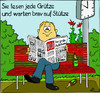 Cartoon: morgens um 10 in Deutschland (small) by MiS09 tagged presse bildzeitung meinung bildung werbung