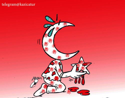 Cartoon: ankara (medium) by Hossein Kazem tagged ankara