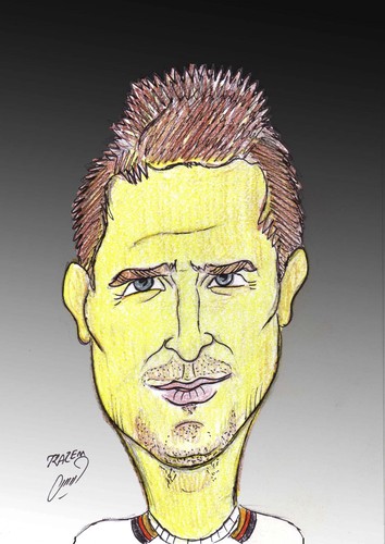 Cartoon: Miroslav Klose (medium) by Hossein Kazem tagged miroslav,klose