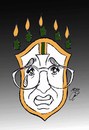 Cartoon: cry for brazil (small) by Hossein Kazem tagged cry,for,brazil