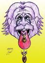 Cartoon: einstein (small) by Hossein Kazem tagged einstein