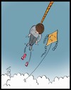 Cartoon: freedom (small) by Hossein Kazem tagged freedom