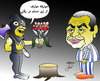 Cartoon: mobarak (small) by Hossein Kazem tagged mobarak