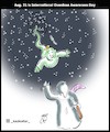 Cartoon: overdose (small) by Hossein Kazem tagged overdose