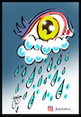 Cartoon: rainy eye (small) by Hossein Kazem tagged rainy,eye