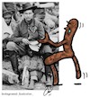 Cartoon: sit down (small) by Hossein Kazem tagged sit,down