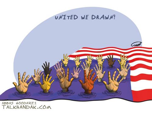 Cartoon: Wall Street (medium) by goodarzi tagged cruel,abbas,flag,the,hand,american,goodarzi,water,drowning,help,people,america,in,st,wall,occupy