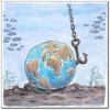 Cartoon: earth (small) by penapai tagged anchor