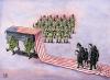 Cartoon: last salute (small) by penapai tagged flag,soldiers,dead
