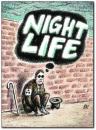 Cartoon: night life (small) by penapai tagged blind life
