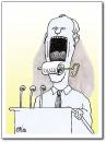 Cartoon: speech (small) by penapai tagged tin
