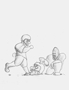 Cartoon: Kick Off (small) by philipolippi tagged sport football