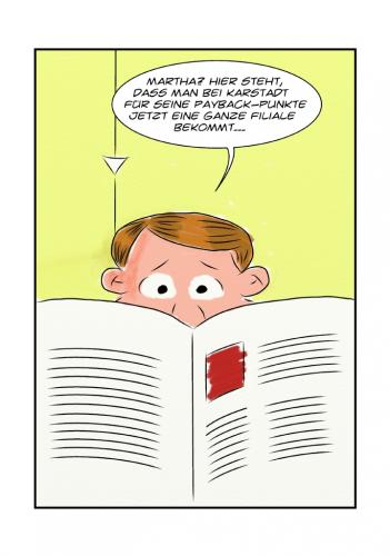Cartoon: Folgen der Insolvenz (medium) by bobele tagged karstadt,insolvenz